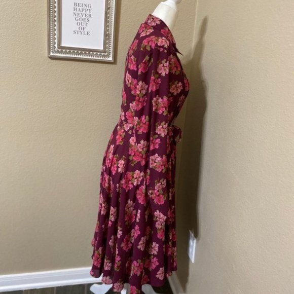 Nanette Lepore Floral Pink Dress - Picture 7 of 8